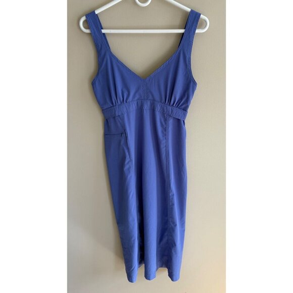Athleta Periwinkle Purple Casual Sleevless Athleisure Sundress Size 6 TALL - Picture 2 of 12